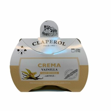 Crème Vanille 2x128gr Claperol Eco